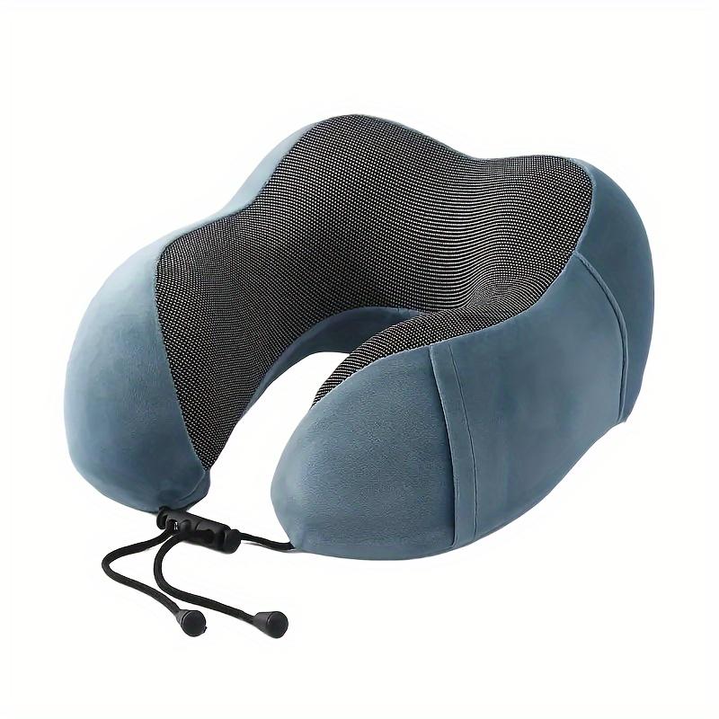 Ergonomic U-Shaped Neck Support Travel Pillow with Cartoon Design - Perfect for Napping on Airplanes and in the Office - Slow Rebound Head Cushion
