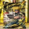 Naruto Power Print Flannel Blanket, Soft Warm Lightweight Throw Blanket for Living Room,Sofa Bed Camping Office