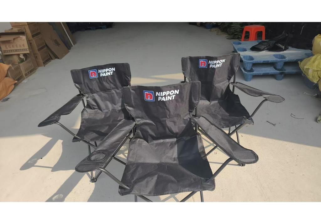 Outdoor Folding Chair with Armrests - Portable, Lightweight for Camping, Hiking, or Car Trips