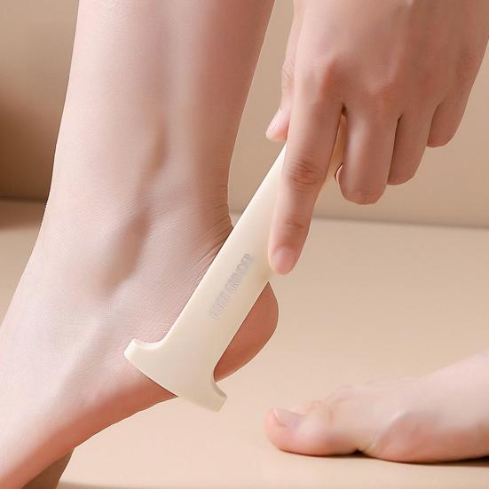 Plastik Pedikür Kazıyıcı Taşınabilir Pedikür Ayak Törpüsü Ölü Deri Topuk Nasır Giderme Aracı Çatlak Topuklar ve Pürüzlü Ayaklar İçin