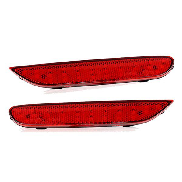 1 Pair Red ABS Car Rear Bumper Reflector 26560-JJ90A