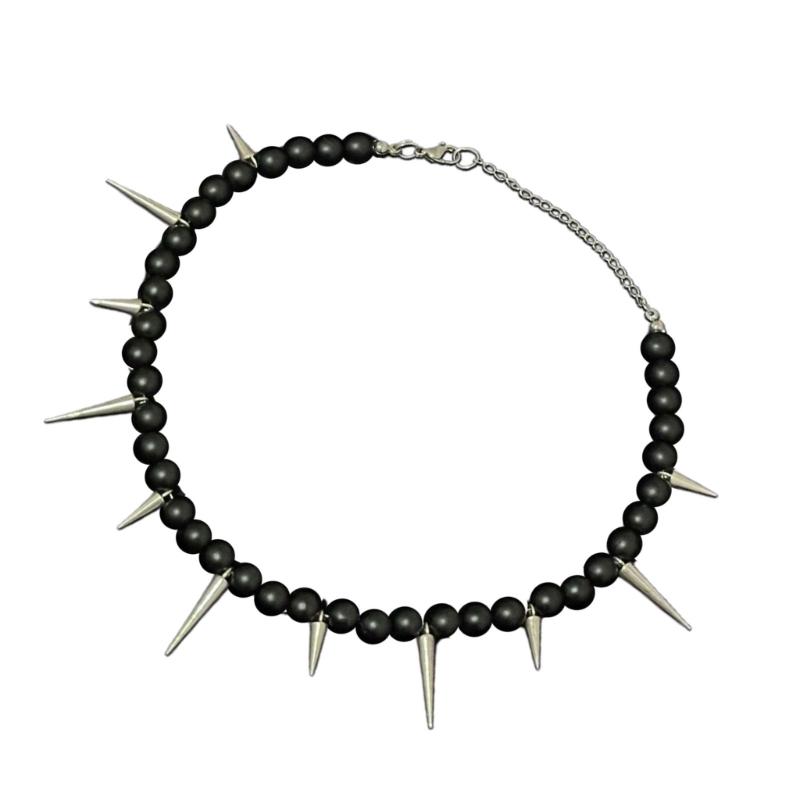 Gothic Black Pearl Cross Jesus Pendant Choker Prayer Beads Rosary Necklace for Women Punk Vintage Chain 2026 Neck Jewelry New