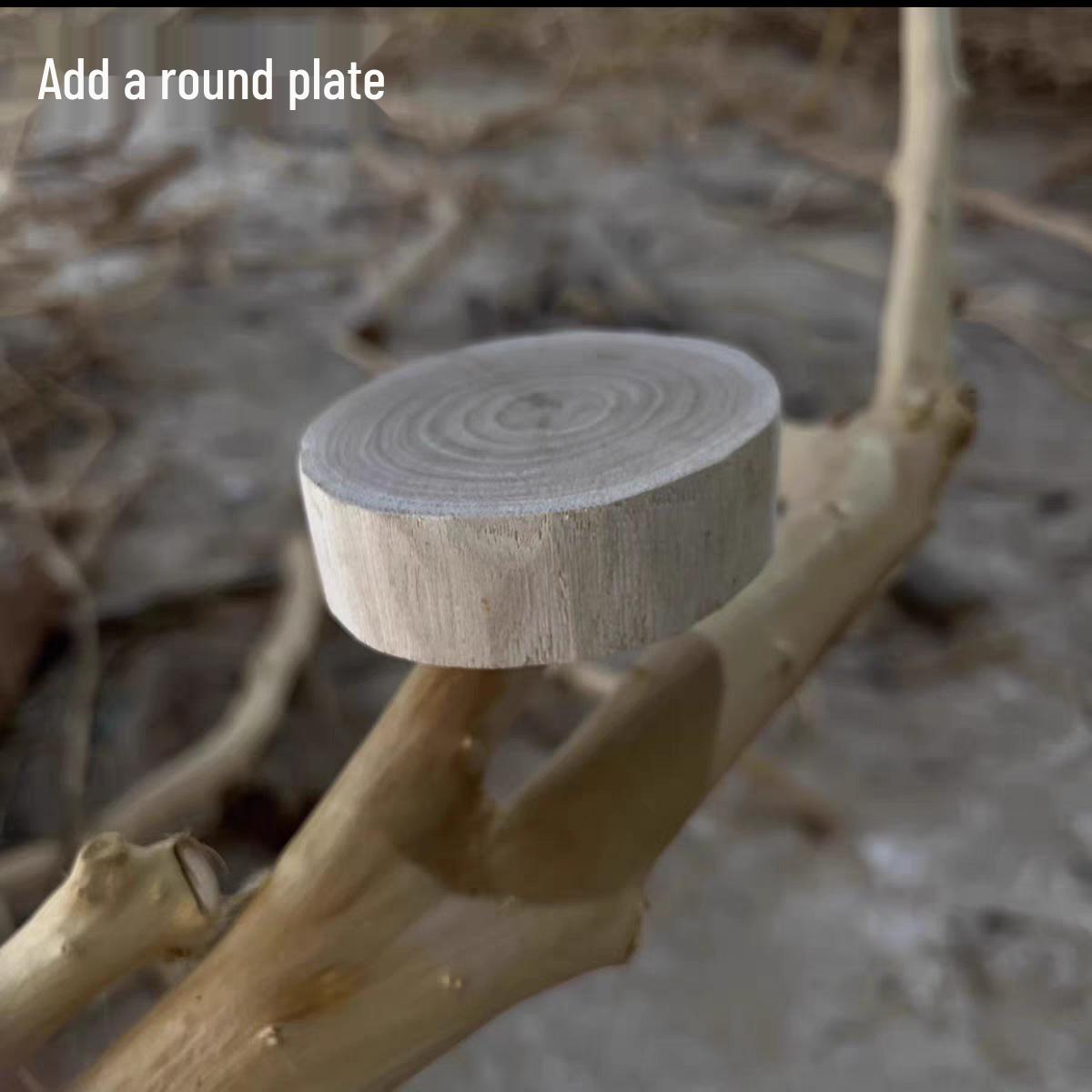 Деревенский напольный светильник и вешалка из массива дерева с художественным дизайном в виде ветвей