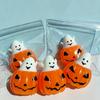 Halloween Toy Pumpkin Stress Novelty Toy for Kids and Adults (Flocked or Random)