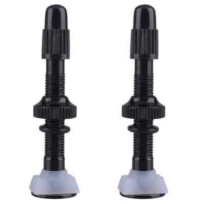 Zawór rowerowy Azarxis 40 mm 60 mm Presta Adapter do opon bezdętkowych Konwersja Przedłużacz zaworu aluminiowego Rower górski Rower szosowy z nasadką Zestaw 2 sztuk (40 mm)