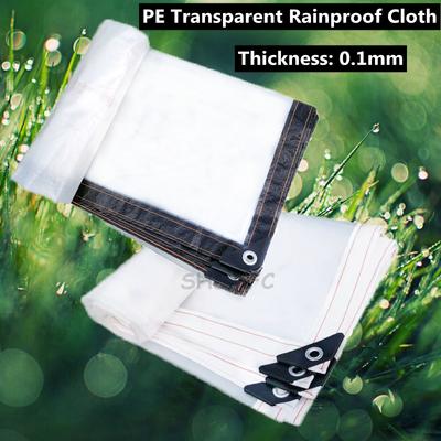 Film PE Transparent imperméable, tissu imperméable pour balcon jardin, abri pour plantes succulentes, maintien de la température, voile d'ombrage
