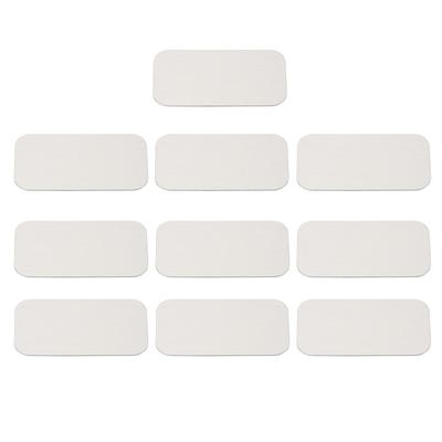 PATIKIL 10 Pieces Steel Plate 22mm X 41mm Rectangle Strong