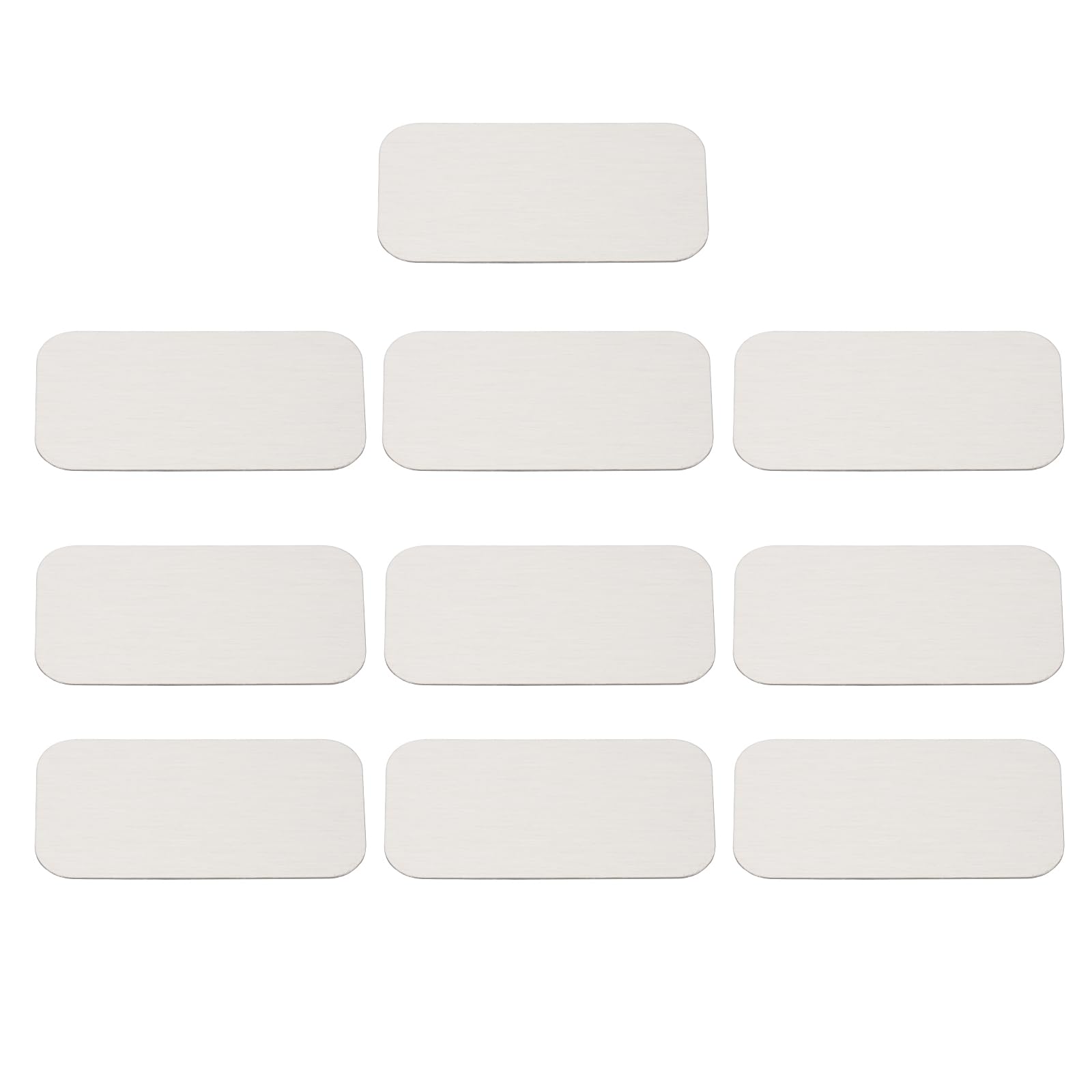 

PATIKIL 10 Pieces Steel Plate 22mm x 41mm Rectangle Strong 22mm x 41mm