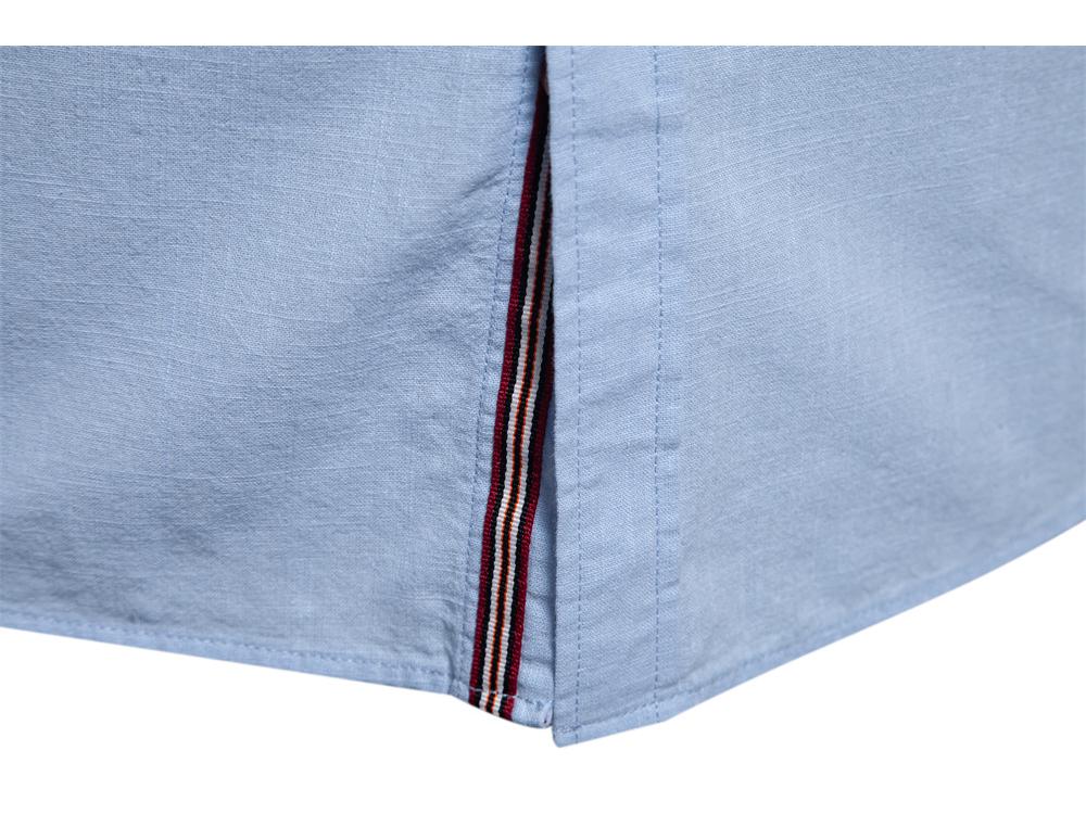 Men's Cotton-Linen Casual Long-Sleeve Shirt - Japanese Style