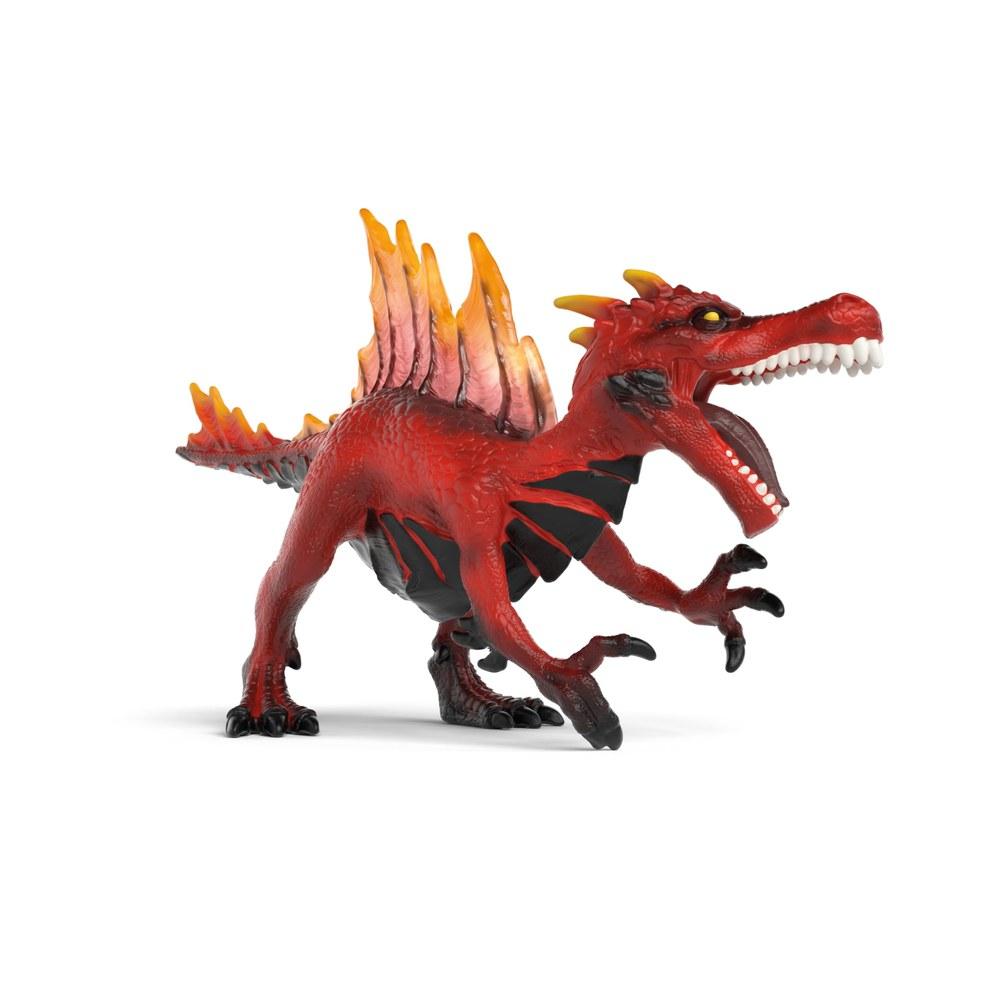 Schleich Eldorado Fire Saurus vs Jungle Lizard 70834 Dinosaur Playset