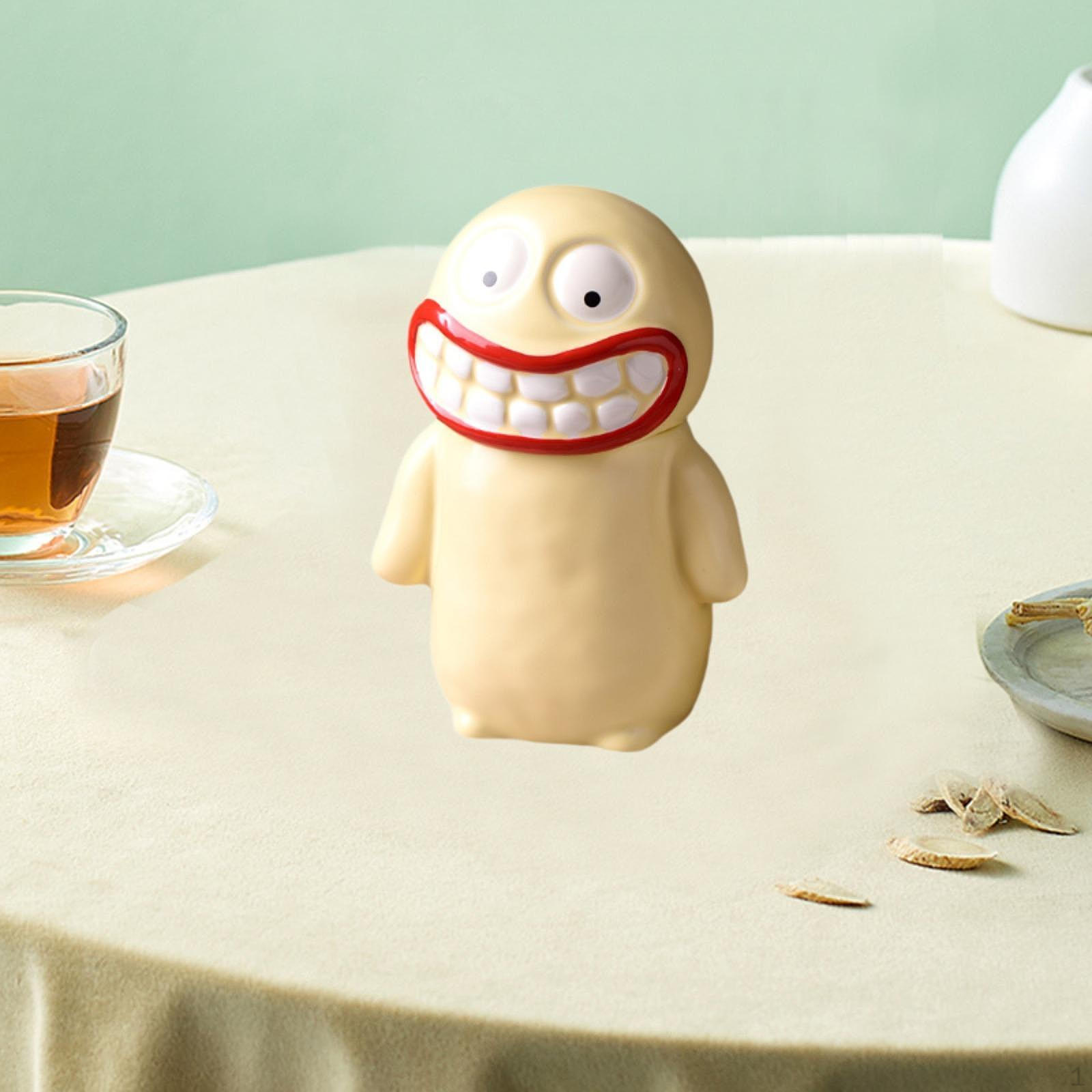 

Многоразовая керамическая кружка-чашка для чая 480 мл для дома и офиса жёлтый