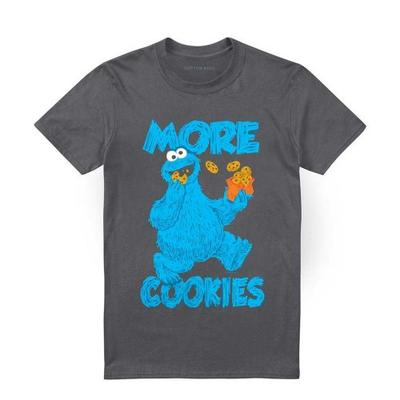 Sesame Street Camiseta Unissex Adulto Mais Bolachas