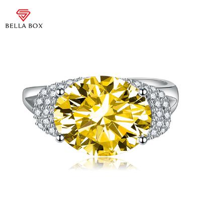 Öffnende, größenverstellbare Ringe für Frauen, 6 Karat Zirkon, Verlobungsfeier, edler Schmuck, Geschenk