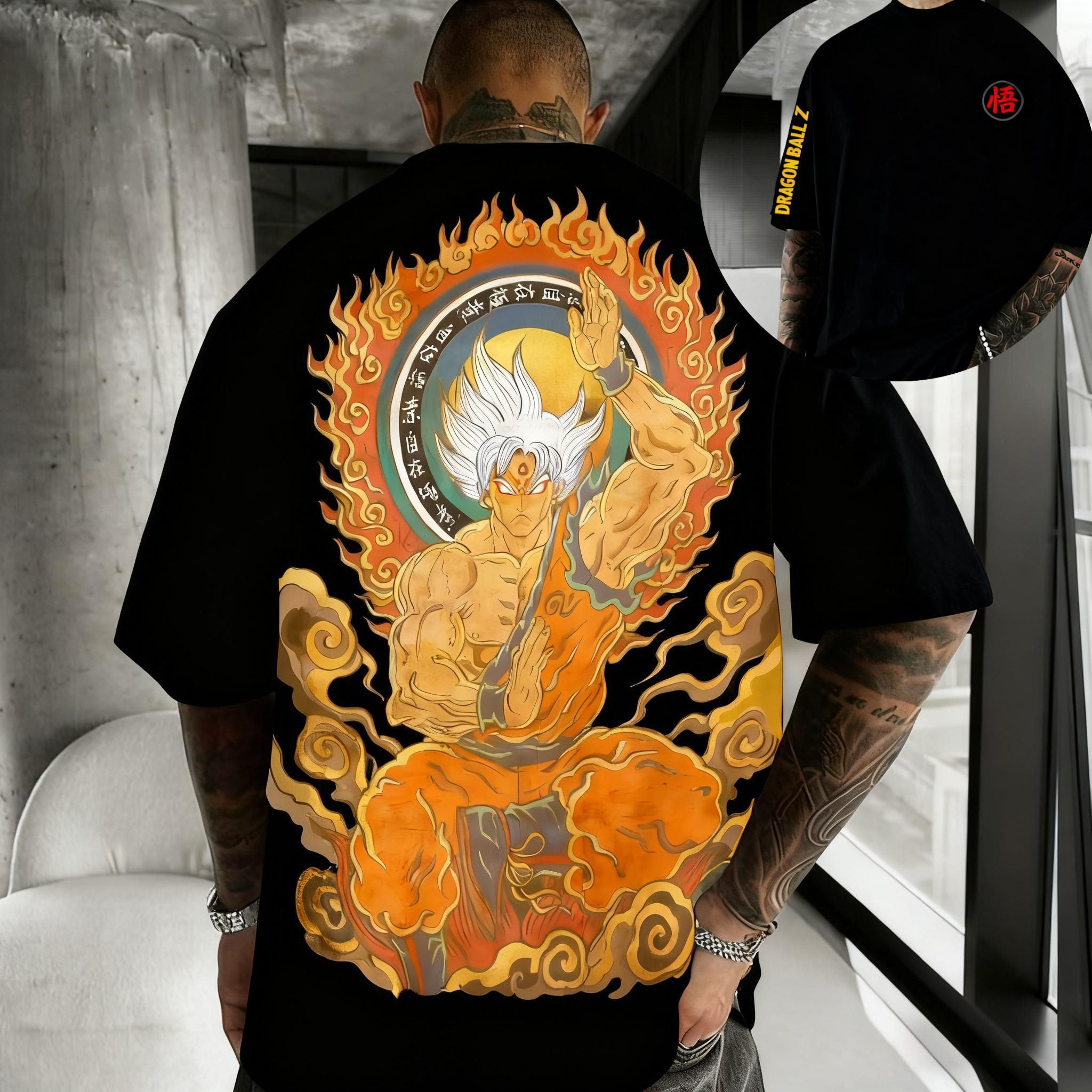 

New Dragon Ball Goku Printed Shortsleeved Bandai Loose Mens and Womens 2026 Summer Breathable Sporty Fashion Tshirts 4XL