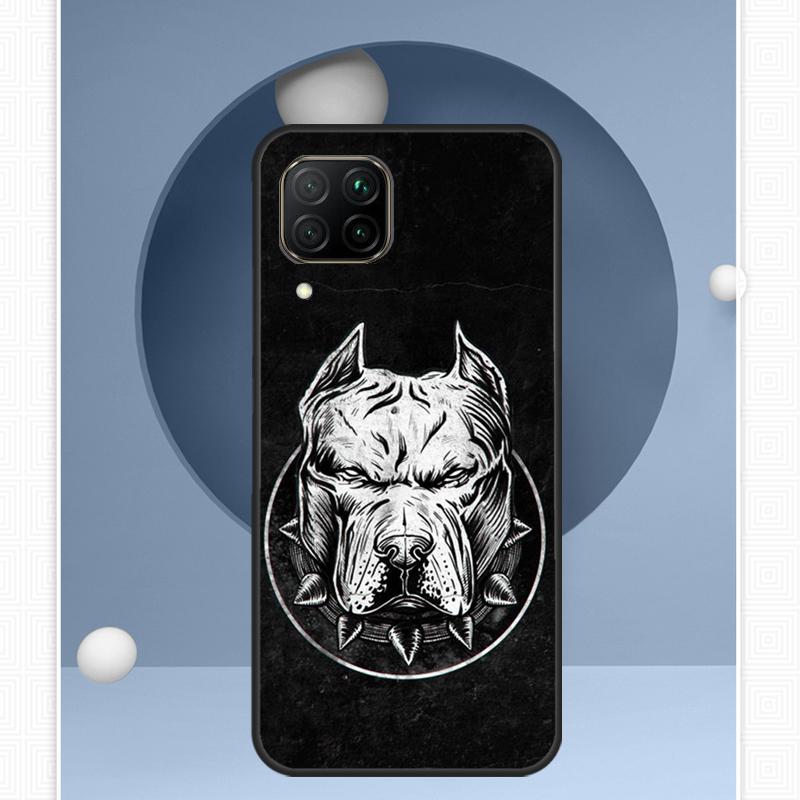 Pitbull Dog For Huawei Nova Y72 Y90 Y61 Y91 Y60 Y70 12s 12i 11i 8i 9 10 SE P20 P40 Lite P60 P30 Pro Case