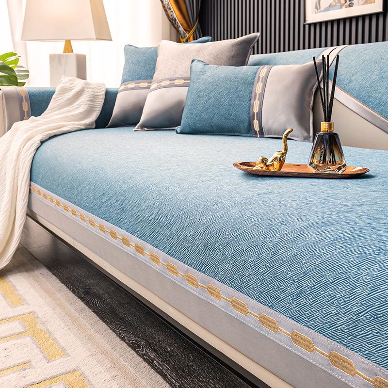 New Light Luxury Modern High-End Four Seasons Universal Backrest Towel Cover Cloth Cushion Sofa Cover Dustproof