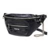 Li Ning Star Shine Laufsteg Stil Falten Trendig Polyester Hüfttasche Unisex Taschen Schwarz ABLR114-1
