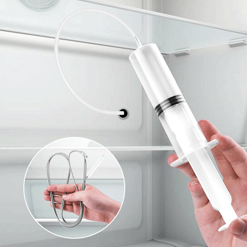5 sztuk/zestaw Narzędzie do usuwania zatorów w otworach odpływowych lodówki Narzędzia do czyszczenia otworów w lodówce Szczotka do czyszczenia wylotów wody do użytku domowego
