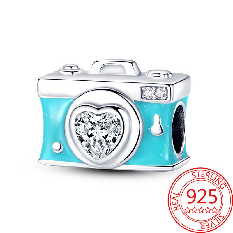 Miedziany Wieża Eiffla Samolot Podróżny Zawieszka Koraliki Pasują do Bransoletki Charm Oryginalnej Dla Kobiet Tworzenie Biżuterii