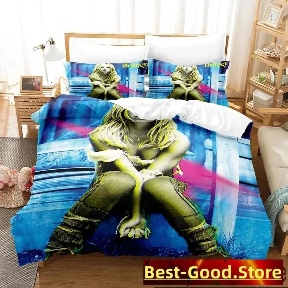 3D Print Britney Spears Bedding Set Boys Girls Twin Queen King Size Duvet Cover Pillowcase Bed Boys Adult Home Textileextile