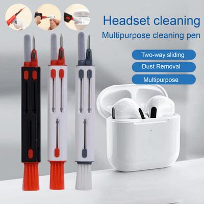 Headphone Cleaning Pen Practical Multipurpose Lightweight Keyboard Brush Bluetooth-compatible Headset Cleaning Pen Keyboard Dusting Pen