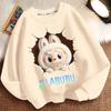 Children's Fashion Sweatshirts for Spring and Autumn, Long-sleeved Loose Sweatshirts for Boys and Girls