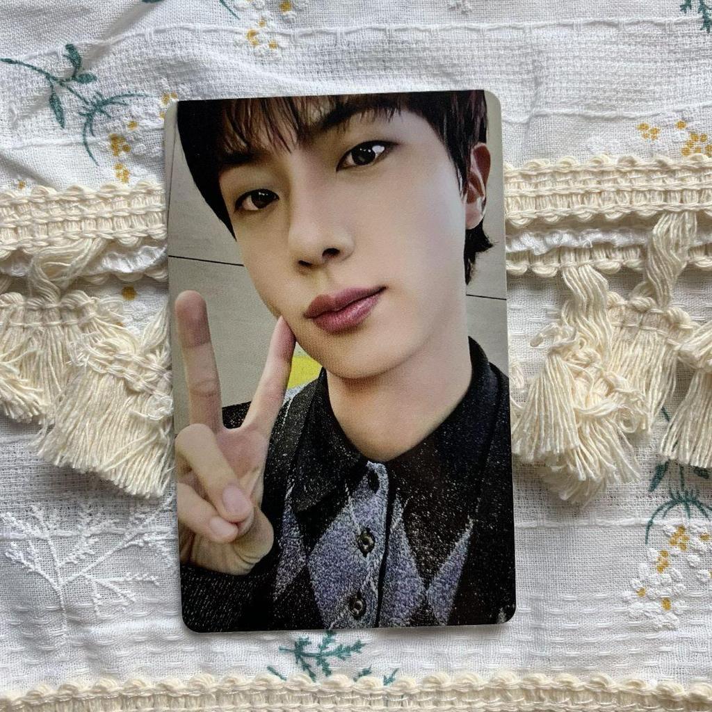 [USED] BTS FC Photo Card JPFC Purchase Bonus Lottery Jin Trading Card