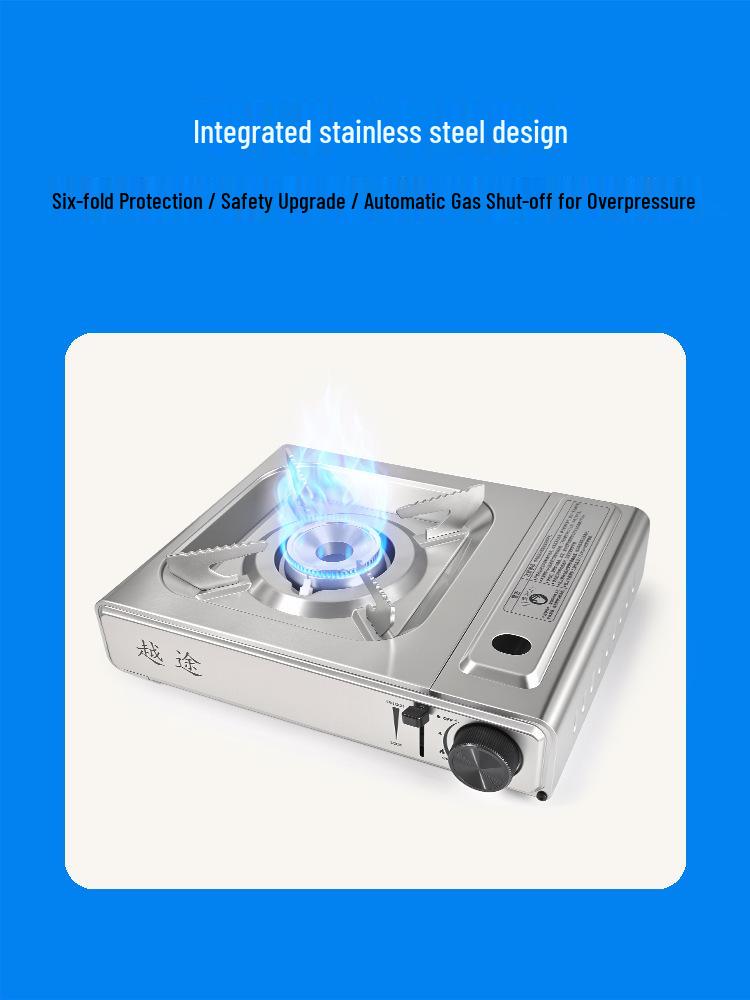 Portable Outdoor Gas Stove for Camping & Tea Brewing