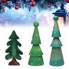 Beautiful Handcrafted Wooden Christmas Tree Decoration Gift For Festive Table Display