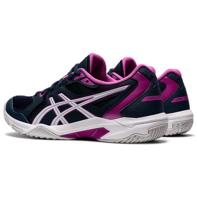Asics Gel Rocket 10 French Blue Purple Women Sneakers White 1072A056-400