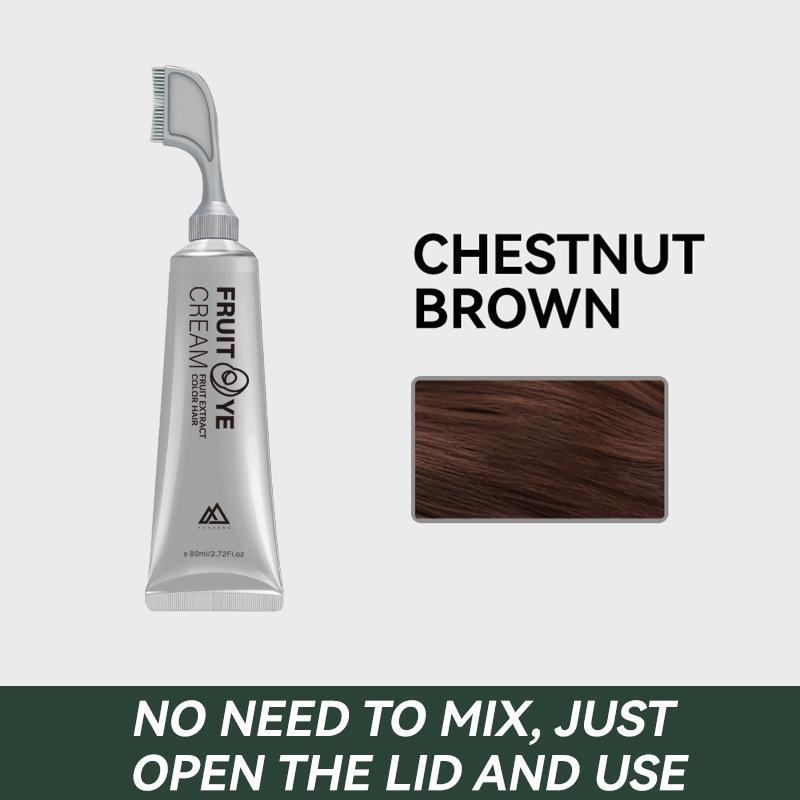 Xusheng Plant-Based Hair Dye: No Mix Touch-Up for White & Black Hair 80ml