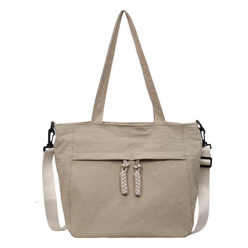 

Сумка через плечо большой вместимости Женская сумка-тоут Сумка под мышкой для поездок хаки