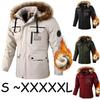 Giacca casual ispessita in velluto da uomo per esterni Parka Cappotto Giacca calda autunnale e invernale Giacca da uomo Taglie forti