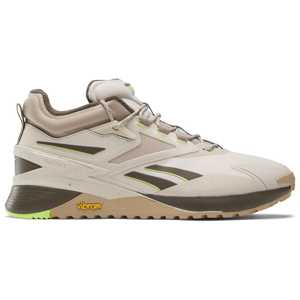 Reebok Nano X3 Adventure Winter Stucco Boulder Beige Unisex Sneakers Cream Laser-Lime 100033529