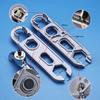 Aerator Wrench Portable Aluminum Alloy Plumbing Tool Ergonomic Faucet Aerator Repair Key For Shower Kitchen Home Hotel Apartment