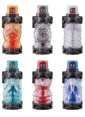 Kamen Rider Build Gashapon GP Full Bottle 02 Set Bandai Gashapon Transformation Hero Play Figure 6-piece Role-playing