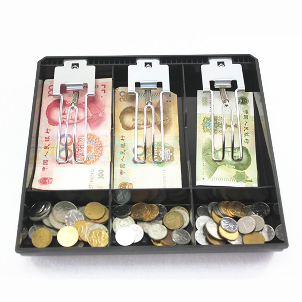 For Supermarket 3 Compartments Cash Drawer Storage Box