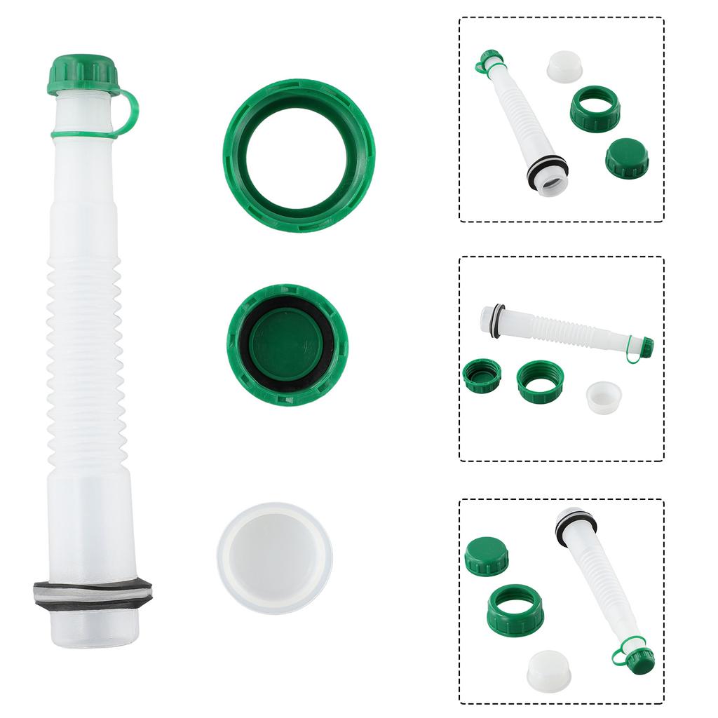 Fuel Spout Flexible Fuel Spout & Cap Kit for Rubbermaid Kolpin Gott Jerry Can Effortlessly Fuel Your Machinery!