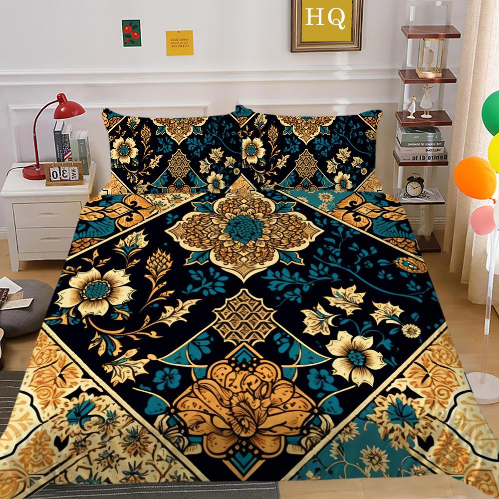 Zestaw poszewek na pościel King Size Kobieta Luksusowa pościel domowa Poliestrowa narzuta na kołdrę Zestaw poszewek na kołdrę