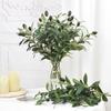 1/3/5Pcs Artificial Olive Leaves Tree Branch Green Plant with Fruit for Home Garden Vase Decoration Wedding Bouquet Silk Flowers