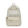 Schoolbag Corduroy Bow Middle School High School Student School Bag Women's Large Capacity Versatile Backpack Girl Cute Travel Backpack