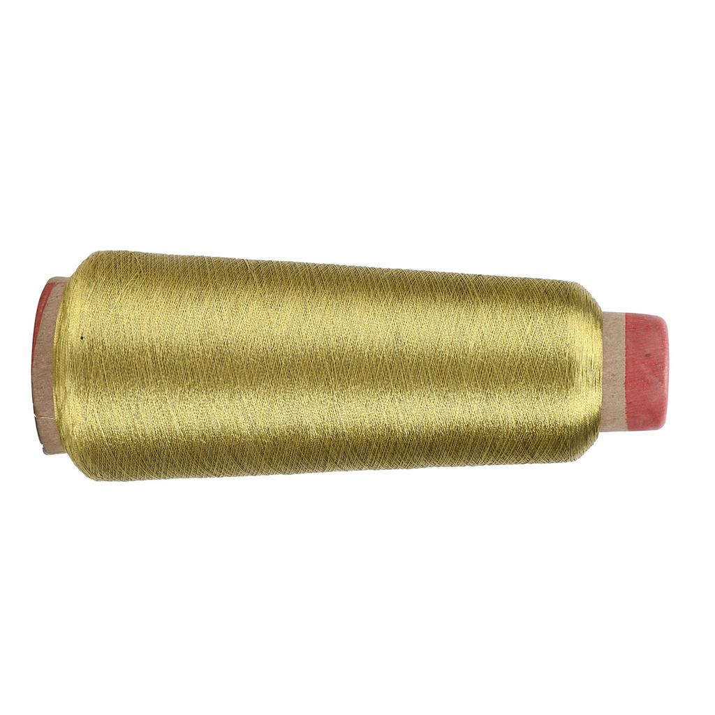 Sewing Thread HardWearing Household Polyester Yarns for DIY Embroidery Machine Project(Gold )