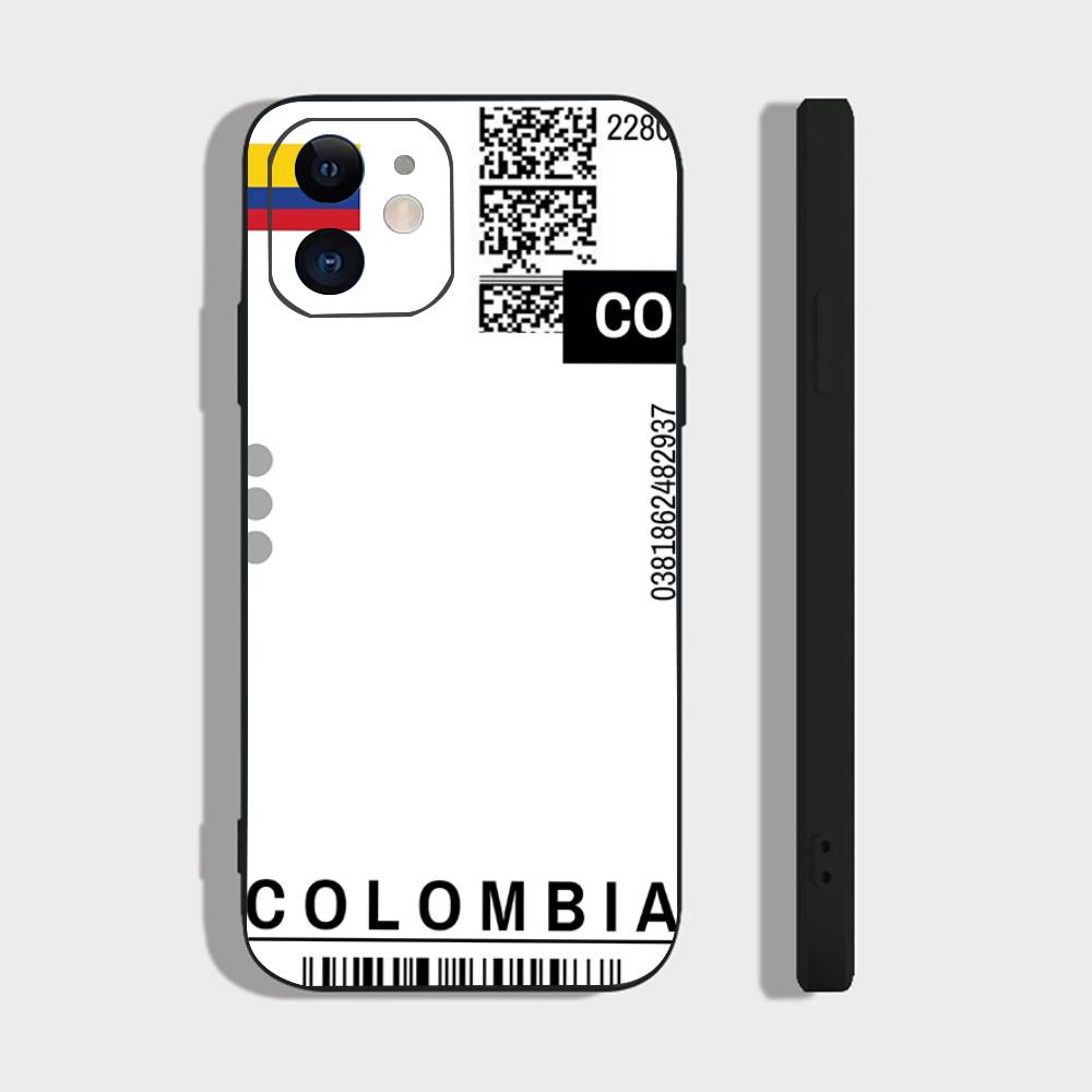 

Plane Ticket Phone Case For IPhone 17 Air 16 15 14 13 Pro Max 11 12 Black Silicone Cover IPHONE 17Air