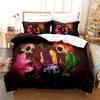 Jeff and Jane Creepypasta Bedding Set Single Twin Full Queen King Size Bed Set Adult Kid Bedroom Duvet Cover Sets 3D Print Anime