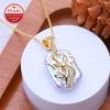 Natural Freshwater Big Baroque Pearl Necklaces Party Elegant Vintage Pendant, Birthday Gifts for Women