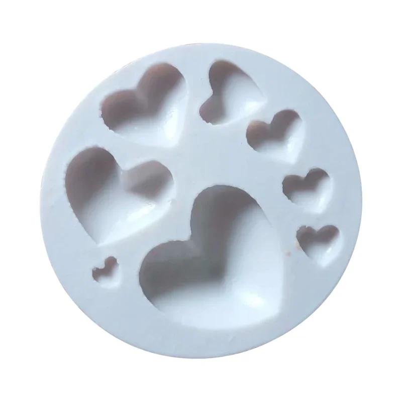

Cookies Fondant Mold, Cake Mould, Jelly Candy Decor, 3D Bear Heart Love Silicone