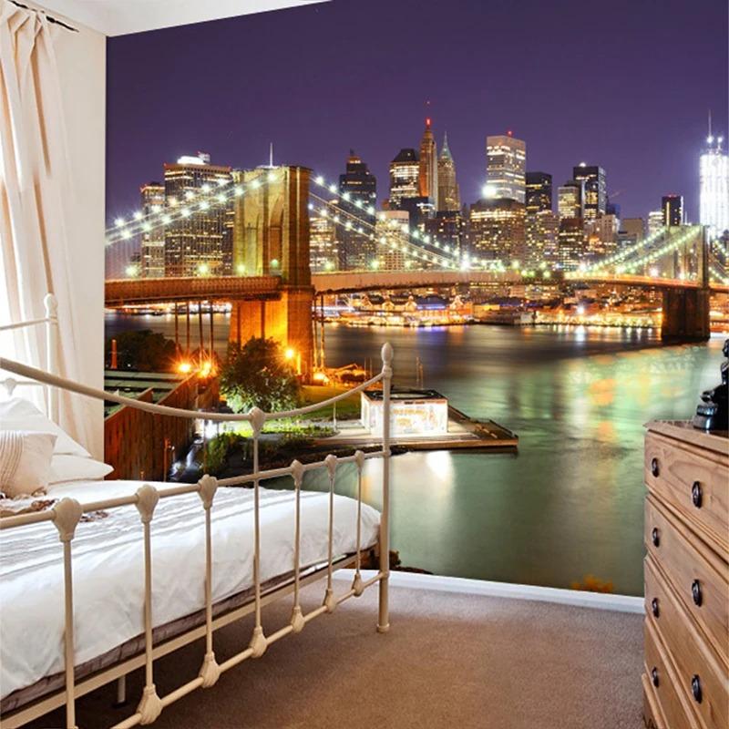 Custom 3D Photo Mural Wallpaper Modern Dining Room Living Room Bedroom Home Decor Room Wall Covering Backdrop Landscape