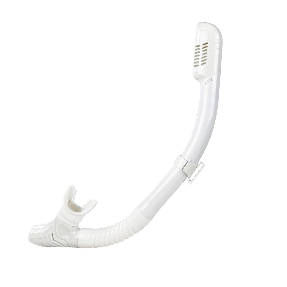 Silicone Diving Dry Snorkel Full Dry Underwater Equipment Diving Breathing Tube  Swimming белый