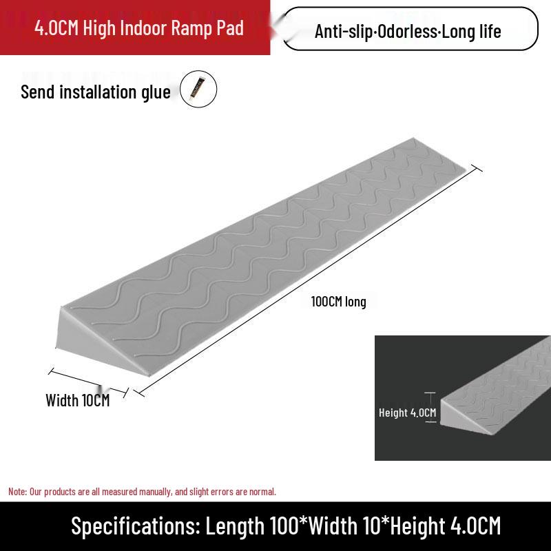 Threshold Uphill Ramp Mat for Indoor Sweeping Robots