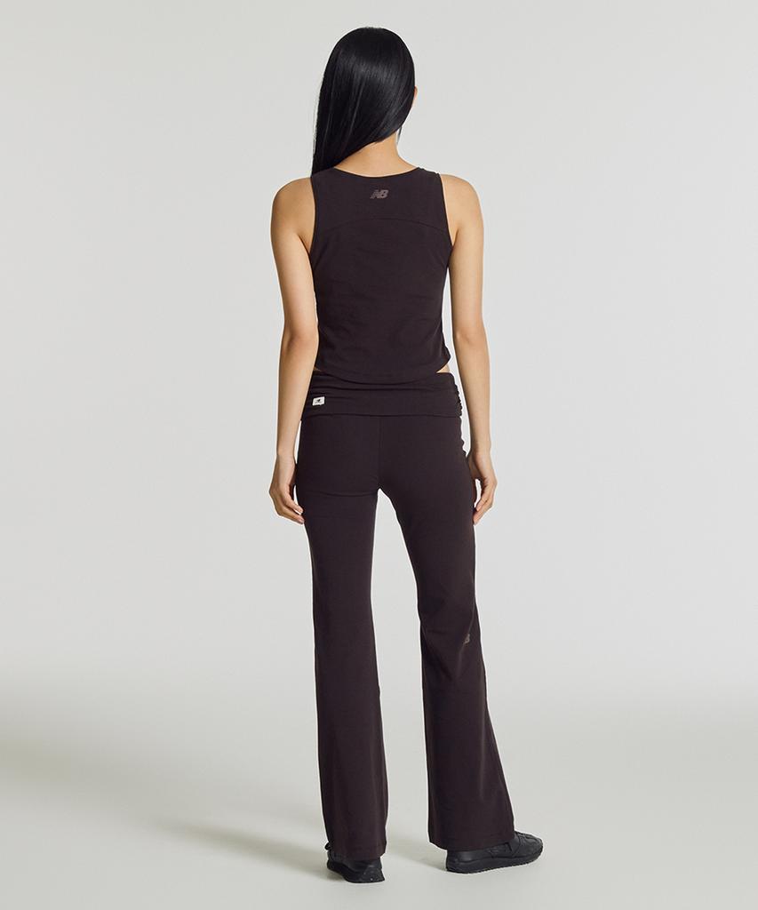 Nyuballanseu Nbmlg2W472 / Women Fitted Folded Flare Pants (Brown)